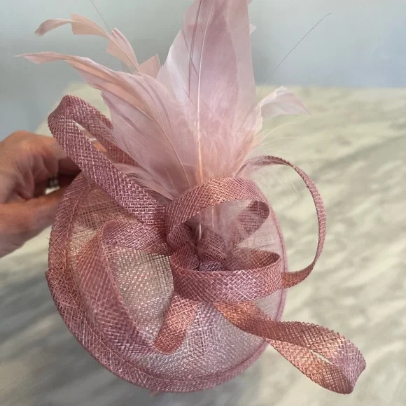 Fascinator - Custom Headband Pink Mauve - Picture 5 of 5